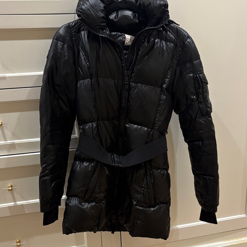 SAM. Black Quilted Jacket